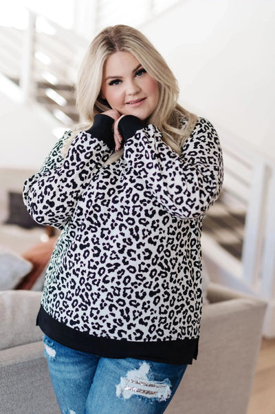 Cozy in Cheetah Pullover Sweatshirt Womens Southern Soul Collectives