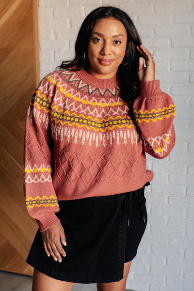 Cozy Chalet Fair Isle Sweater Southern Soul Collectives