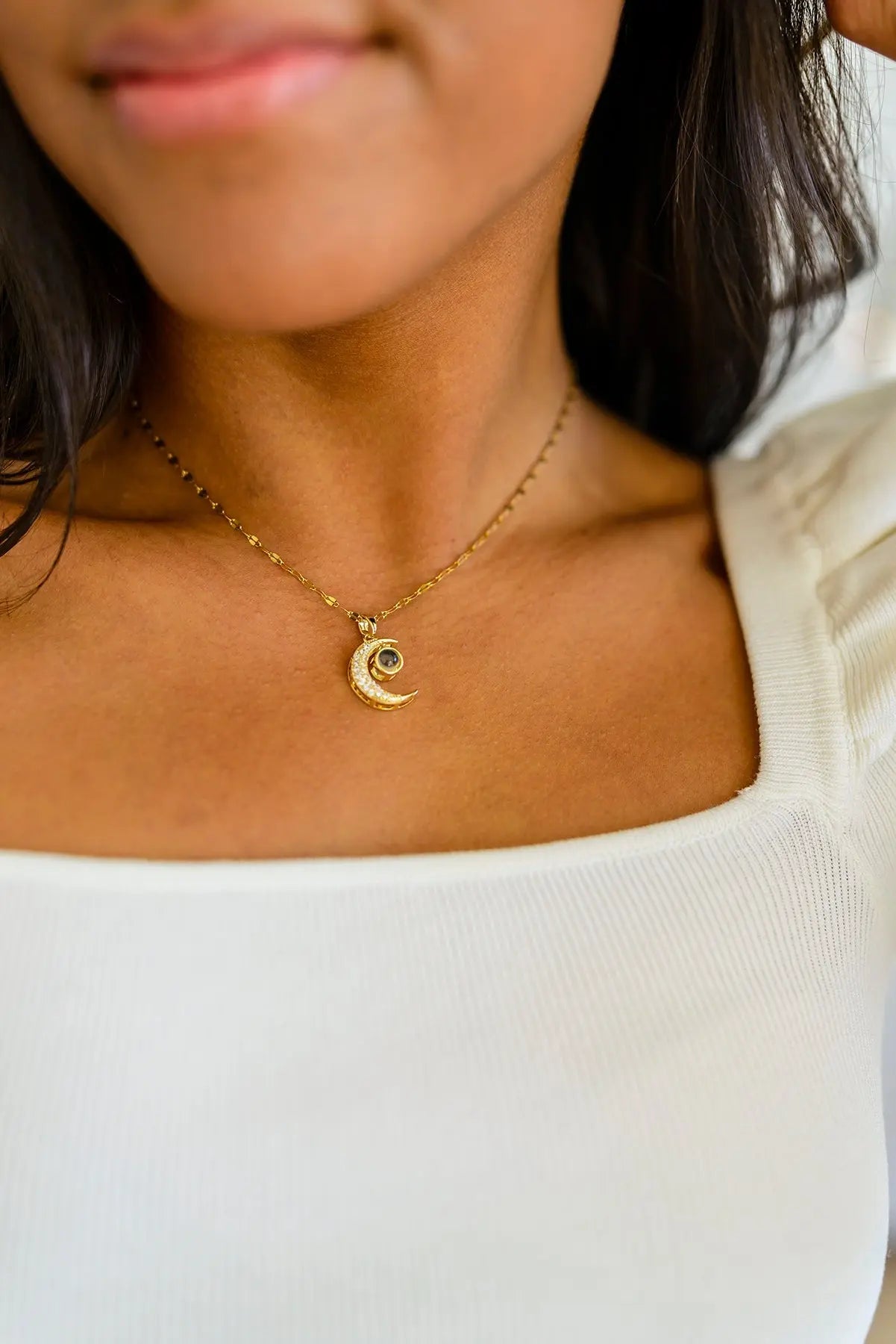 Crescent Moon Necklace Womens Southern Soul Collectives
