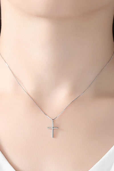 Cross Pendant 925 Sterling Silver Necklace  Southern Soul Collectives