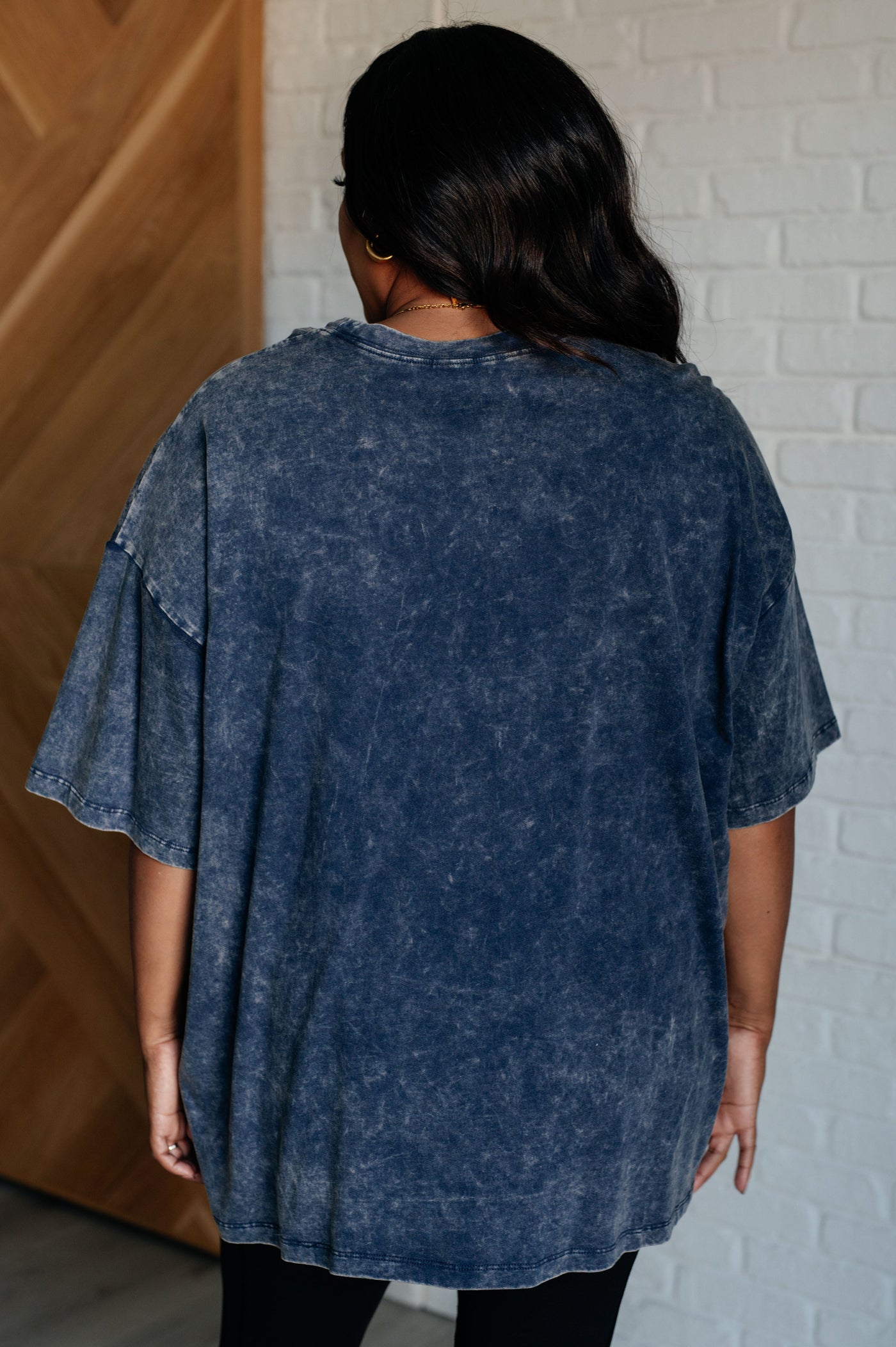 Don't Mind Me Mineral Wash Drop Shoulder Tee in Blackberry Southern Soul Collectives