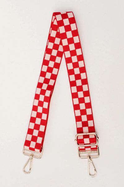 Lizzie Checkered Adjustable Bag Strap Southern Soul Collectives