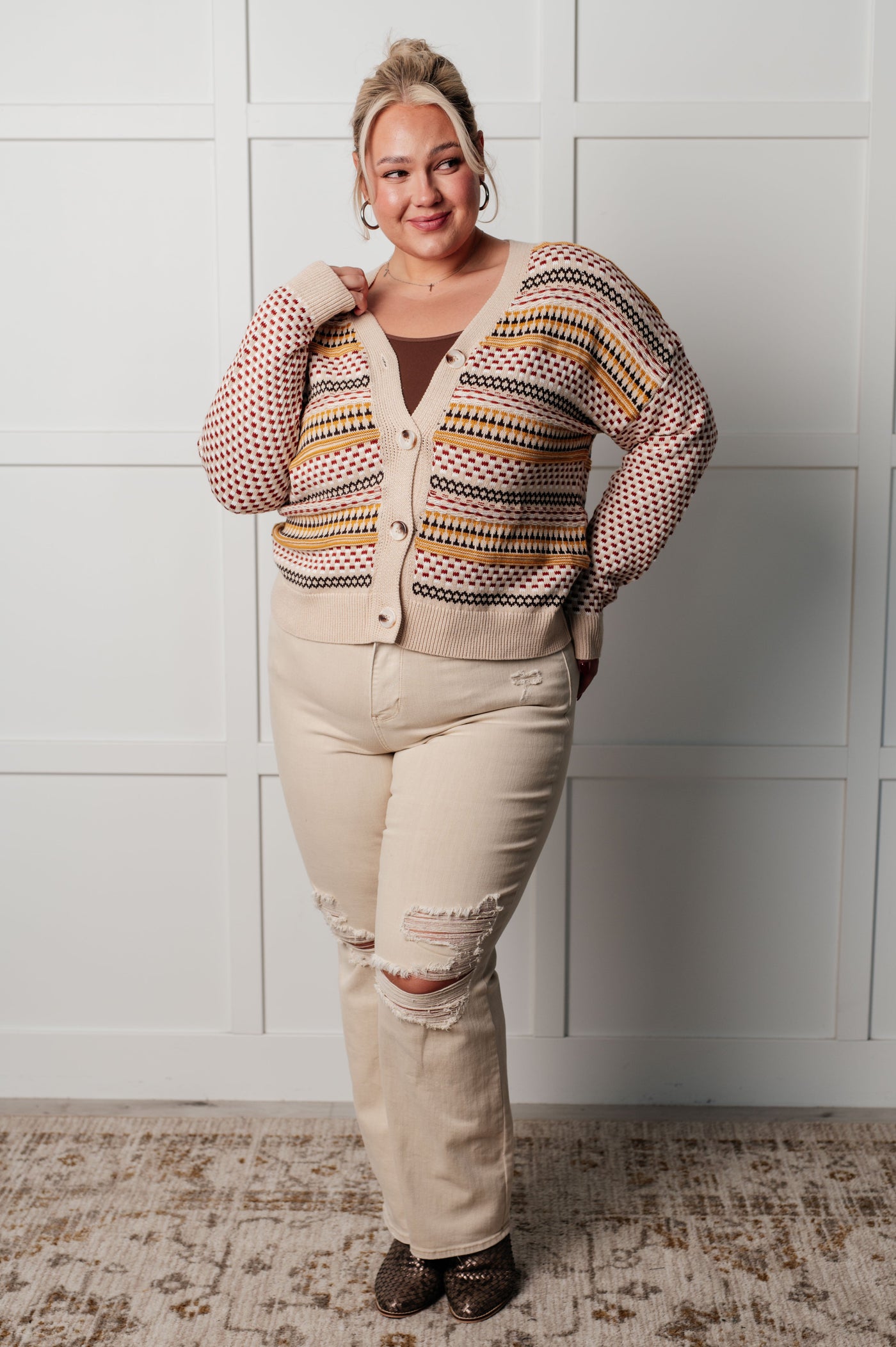 Effortless Elements Striped Cardigan Southern Soul Collectives