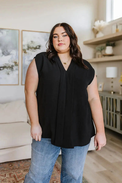 Elevate Everyday Blouse in Black Womens Southern Soul Collectives