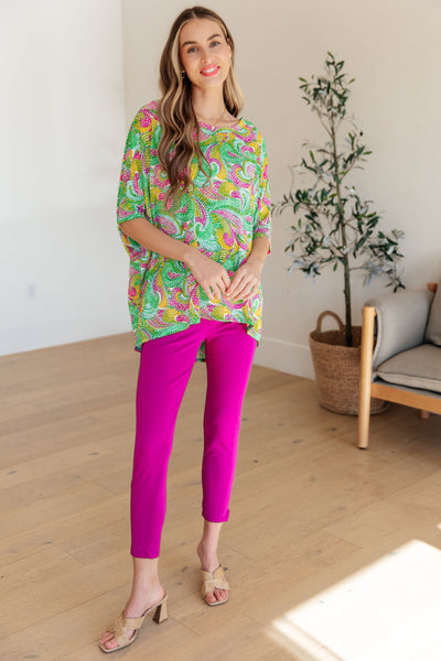 Essential Blouse in Painted Green and Pink Southern Soul Collectives