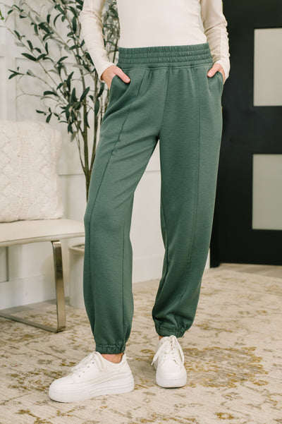 Every Second, Every Hour Jogger Bottoms in Dark Forest Southern Soul Collectives