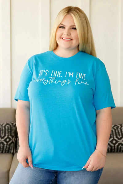 Everything's Fine Graphic Tee Womens Southern Soul Collectives