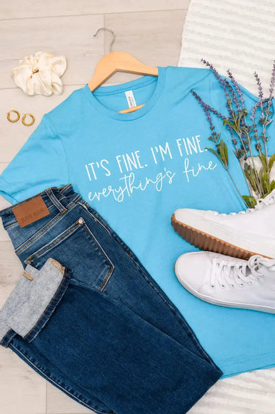 Everything's Fine Graphic Tee Womens Southern Soul Collectives