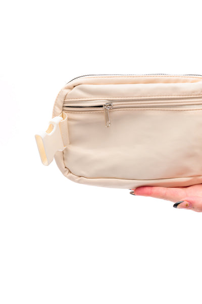 Everywhere I Go Crossbody Belt Bag in Ivory Southern Soul Collectives