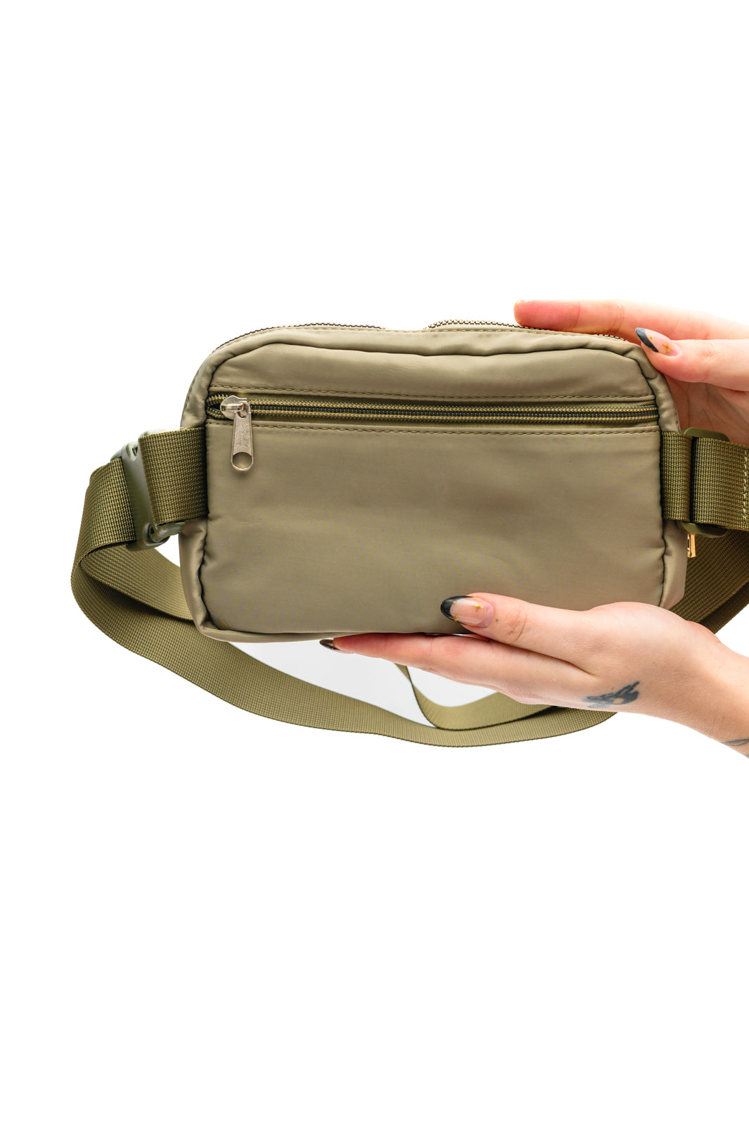 Everywhere I Go Crossbody Belt Bag in Olive Southern Soul Collectives