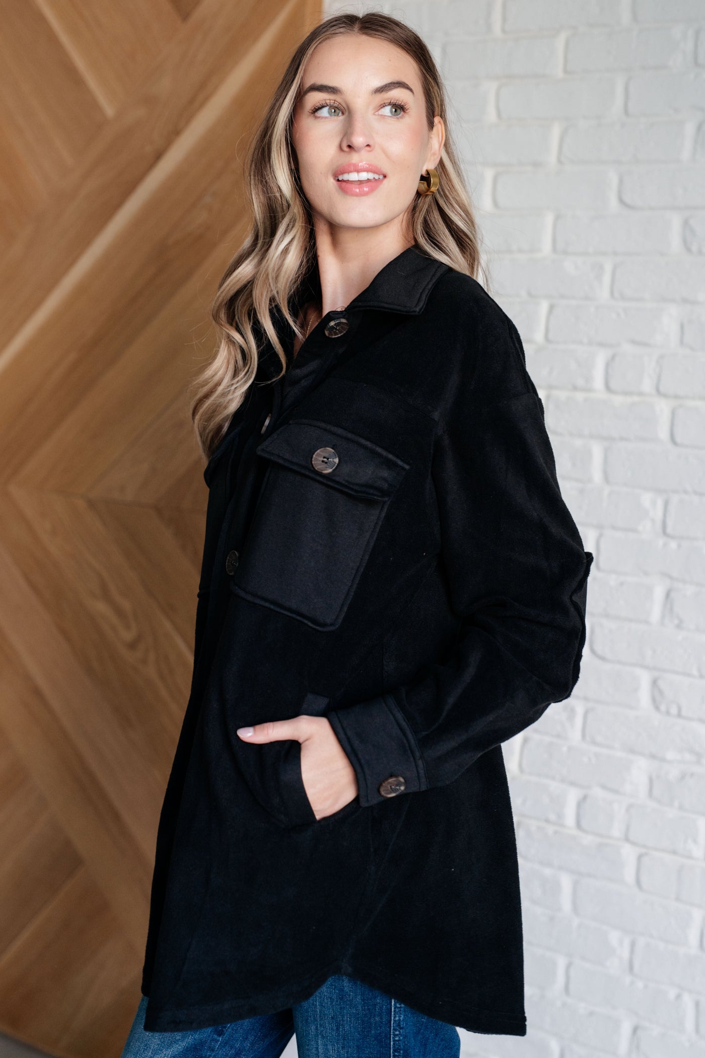 Fantastic in Fleece Jacket in Black Southern Soul Collectives