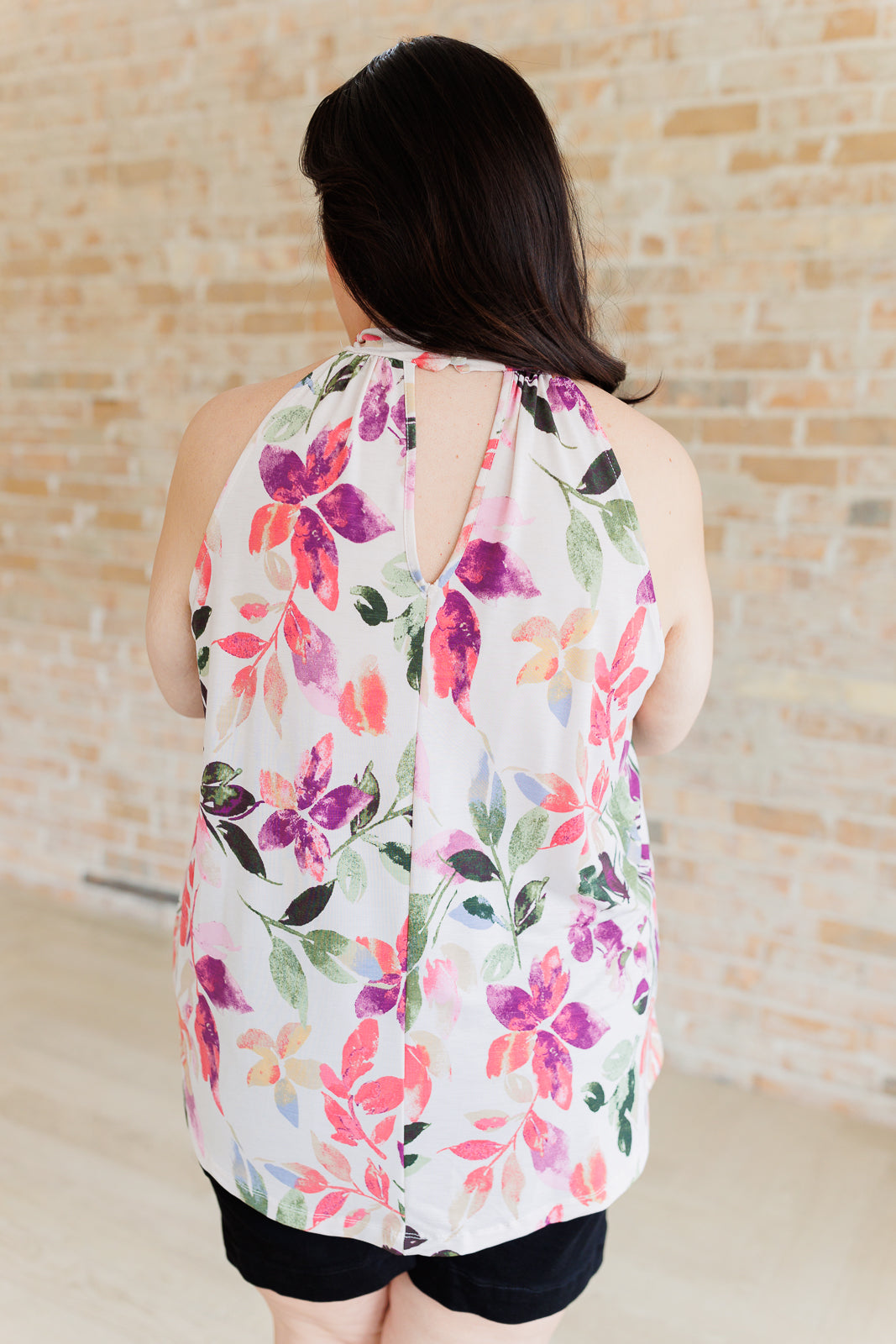 Feeling Lovely Floral Halter Blouse Southern Soul Collectives