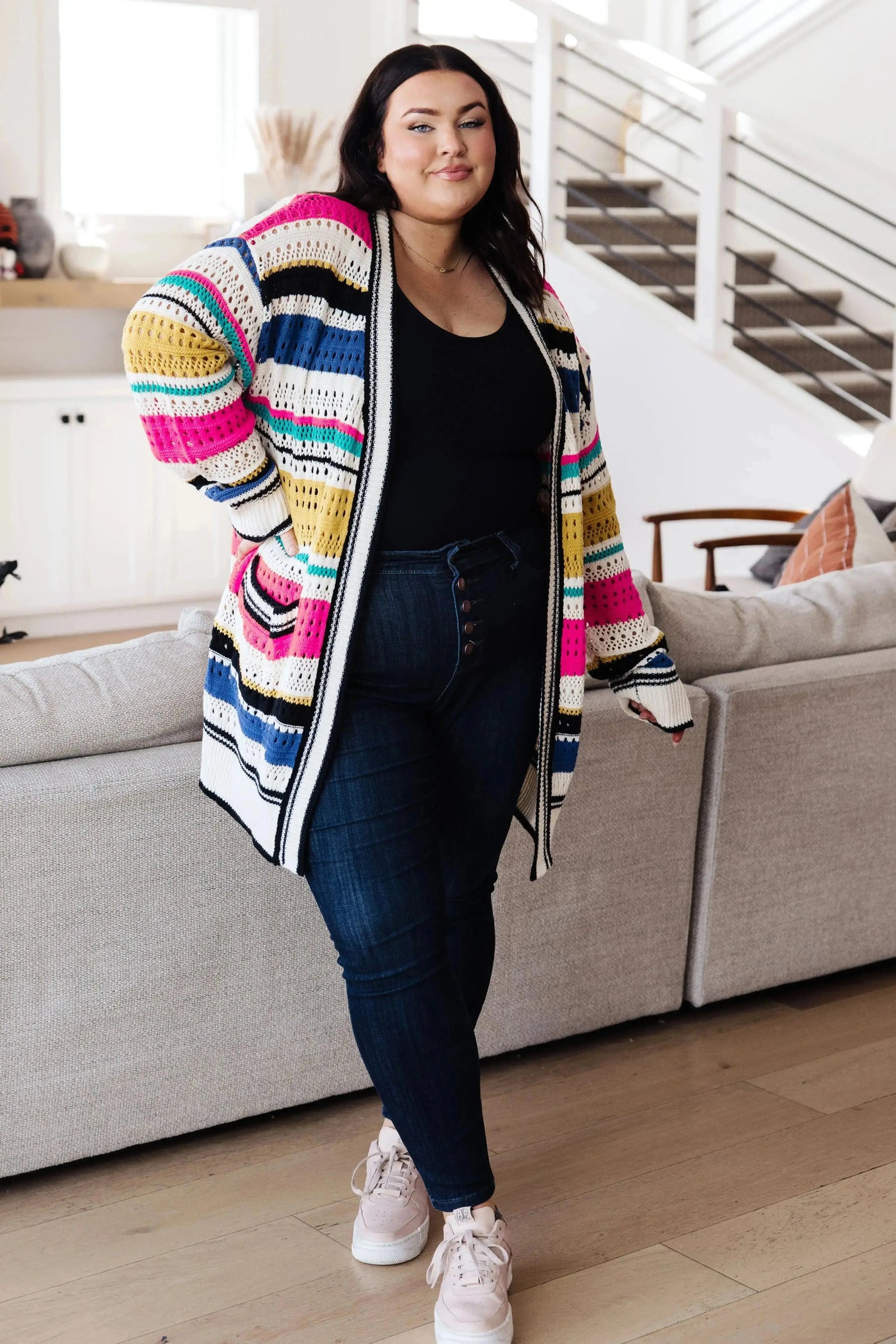 Felt Cute Striped Cardigan Womens Southern Soul Collectives