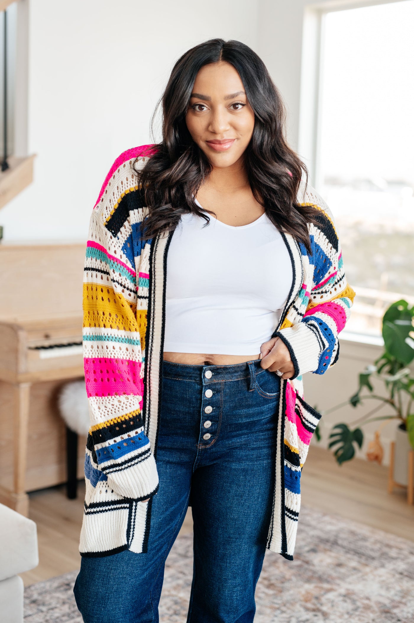 Felt Cute Striped Cardigan Womens Southern Soul Collectives