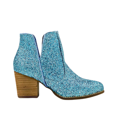 Fiera Booties in Blue Southern Soul Collectives