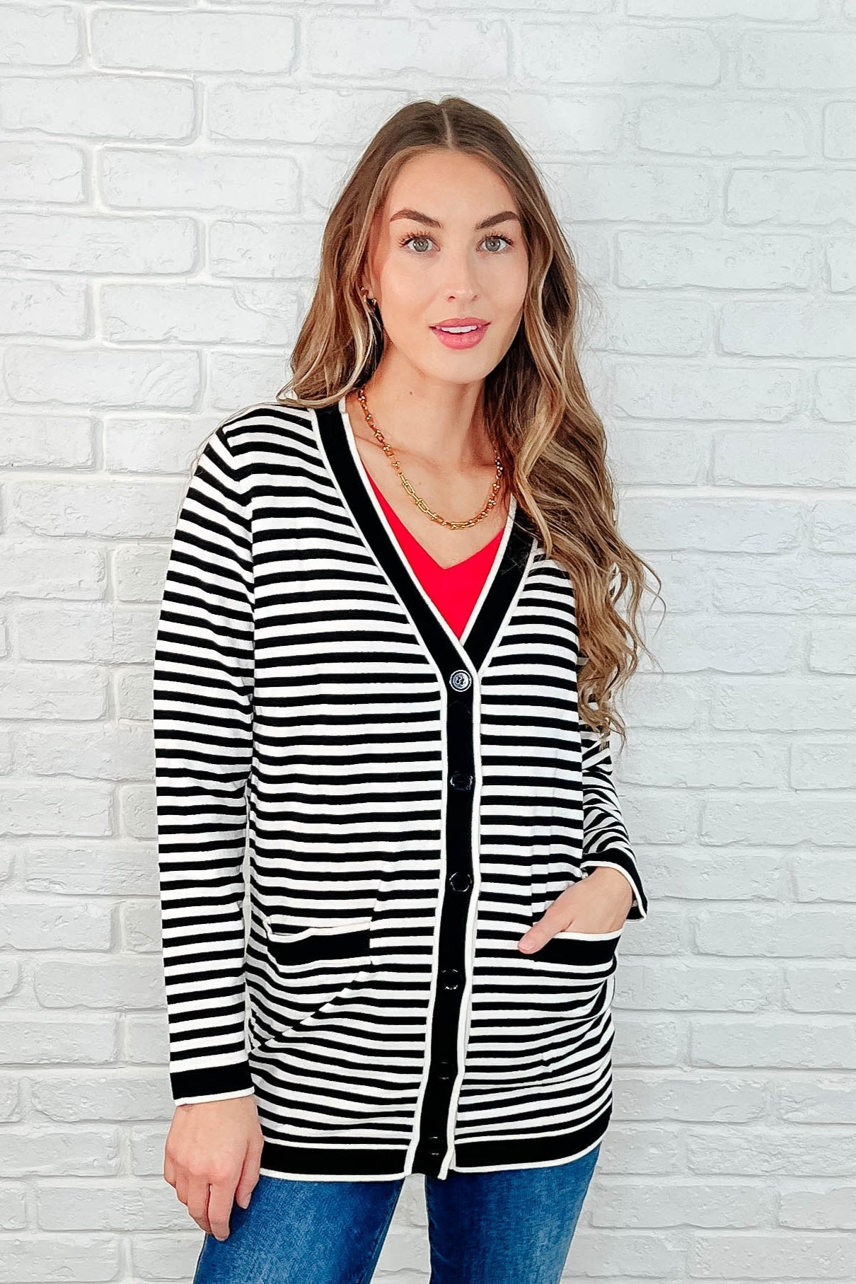 Finagle Your Way Striped Cardigan Southern Soul Collectives
