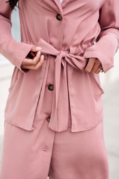 First Day Of Spring Jacket in Dusty Mauve Womens Southern Soul Collectives