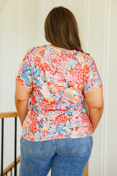 Flowers Everywhere Floral Top Southern Soul Collectives