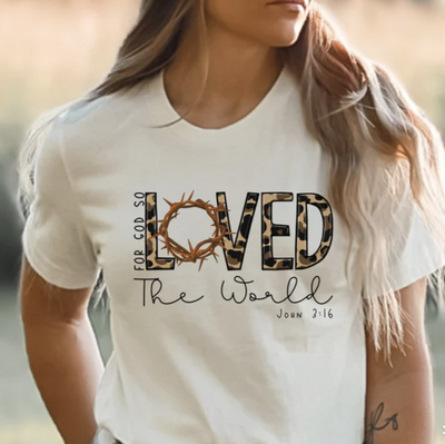 For He So Loved the World Graphic T-shirt - Southern Soul Collectives