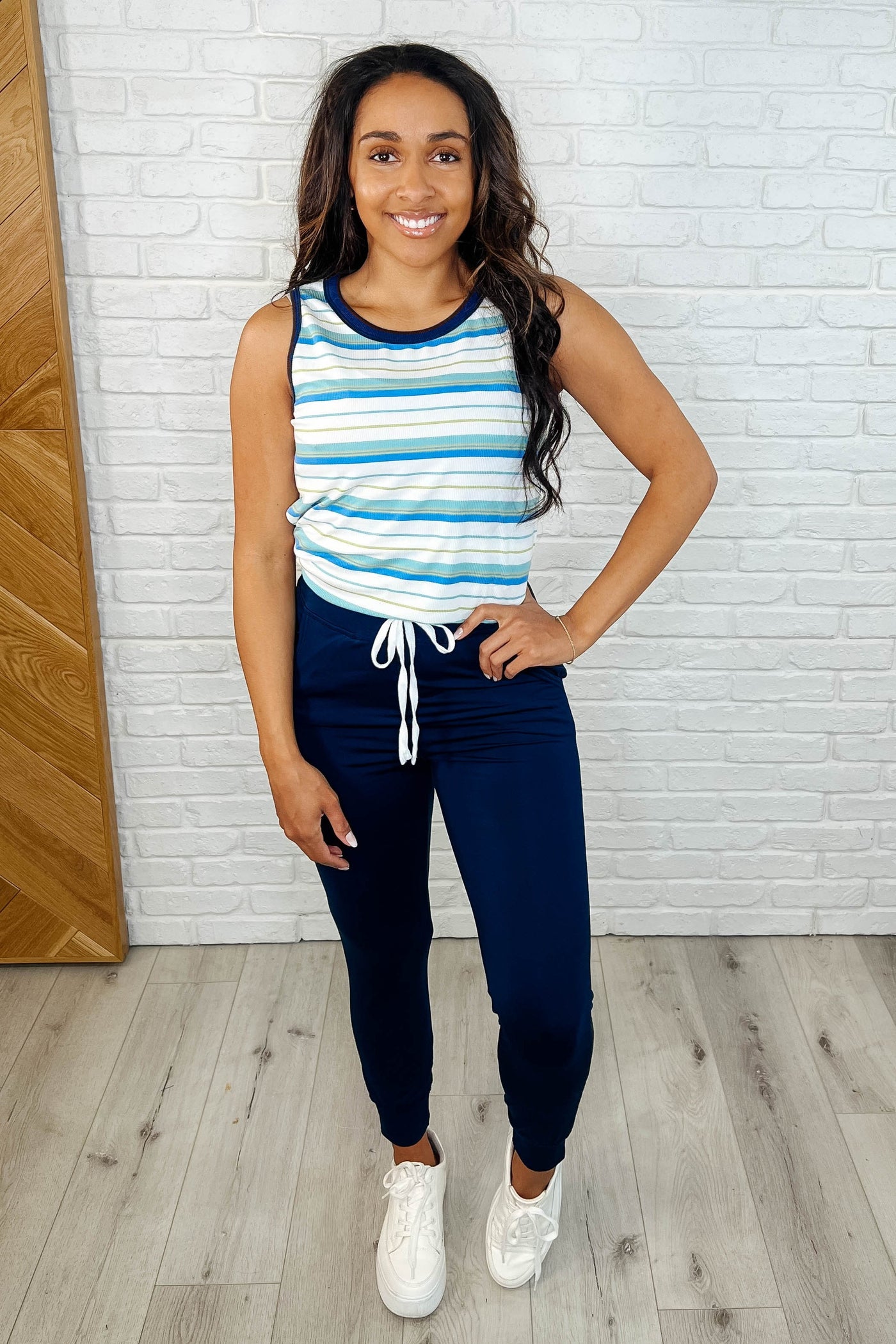 Giving the Run Around Joggers in Navy Southern Soul Collectives