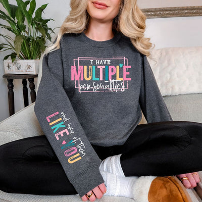 Multiple Personalities Sweatshirt in Three Colors Southern Soul Collectives