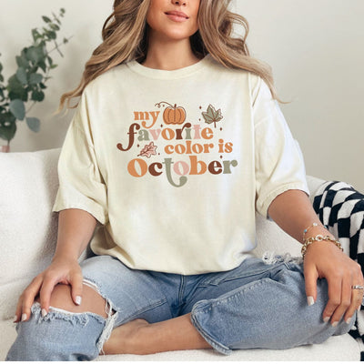 My Favorite October Graphic Tee Southern Soul Collectives