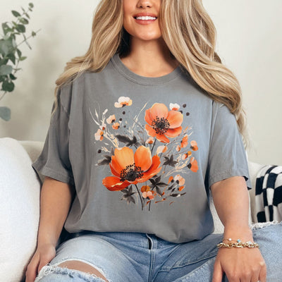 Fall Floral Graphic Tee Southern Soul Collectives