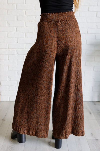 Harmony High Rise Wide Leg Pants in Brown Southern Soul Collectives