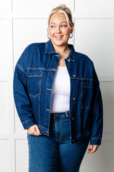 Have We Met Oversized Denim Jacket Southern Soul Collectives