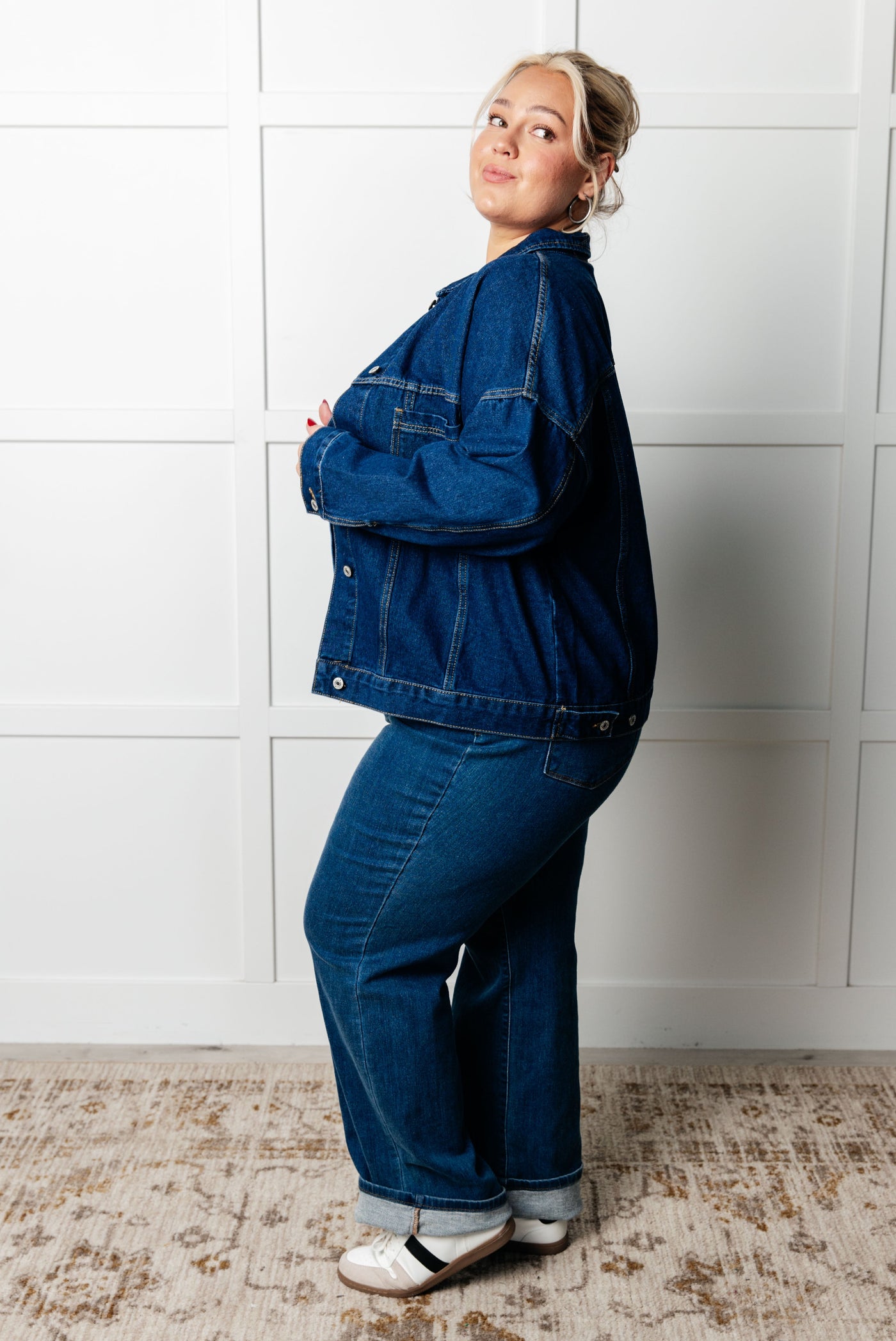 Have We Met Oversized Denim Jacket Southern Soul Collectives