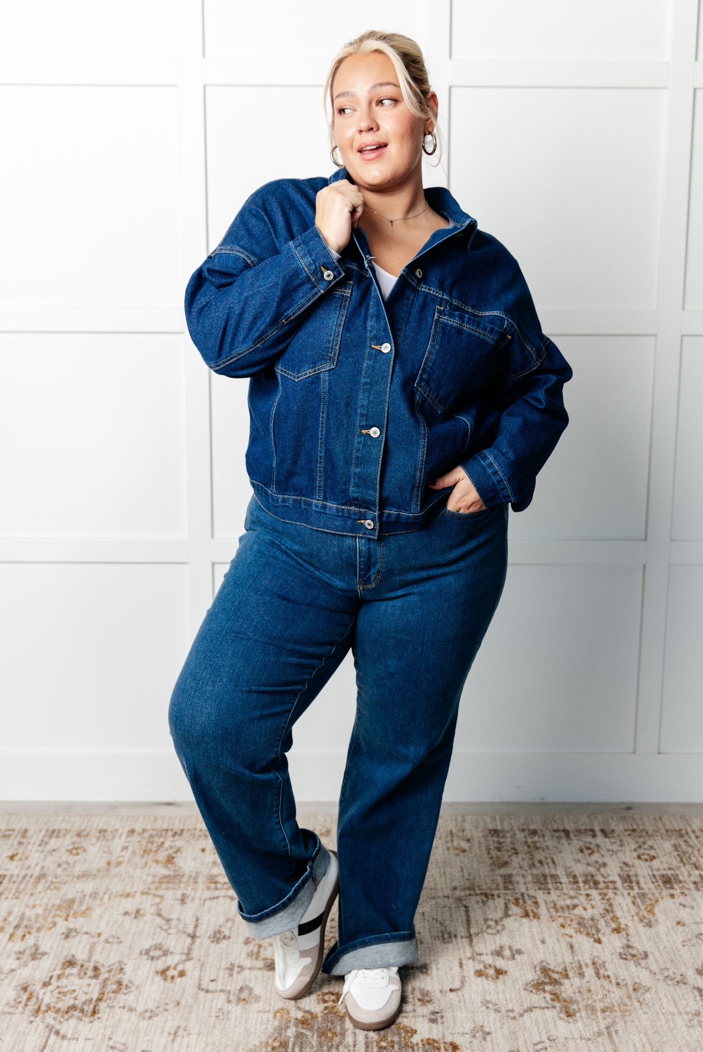 Have We Met Oversized Denim Jacket Southern Soul Collectives