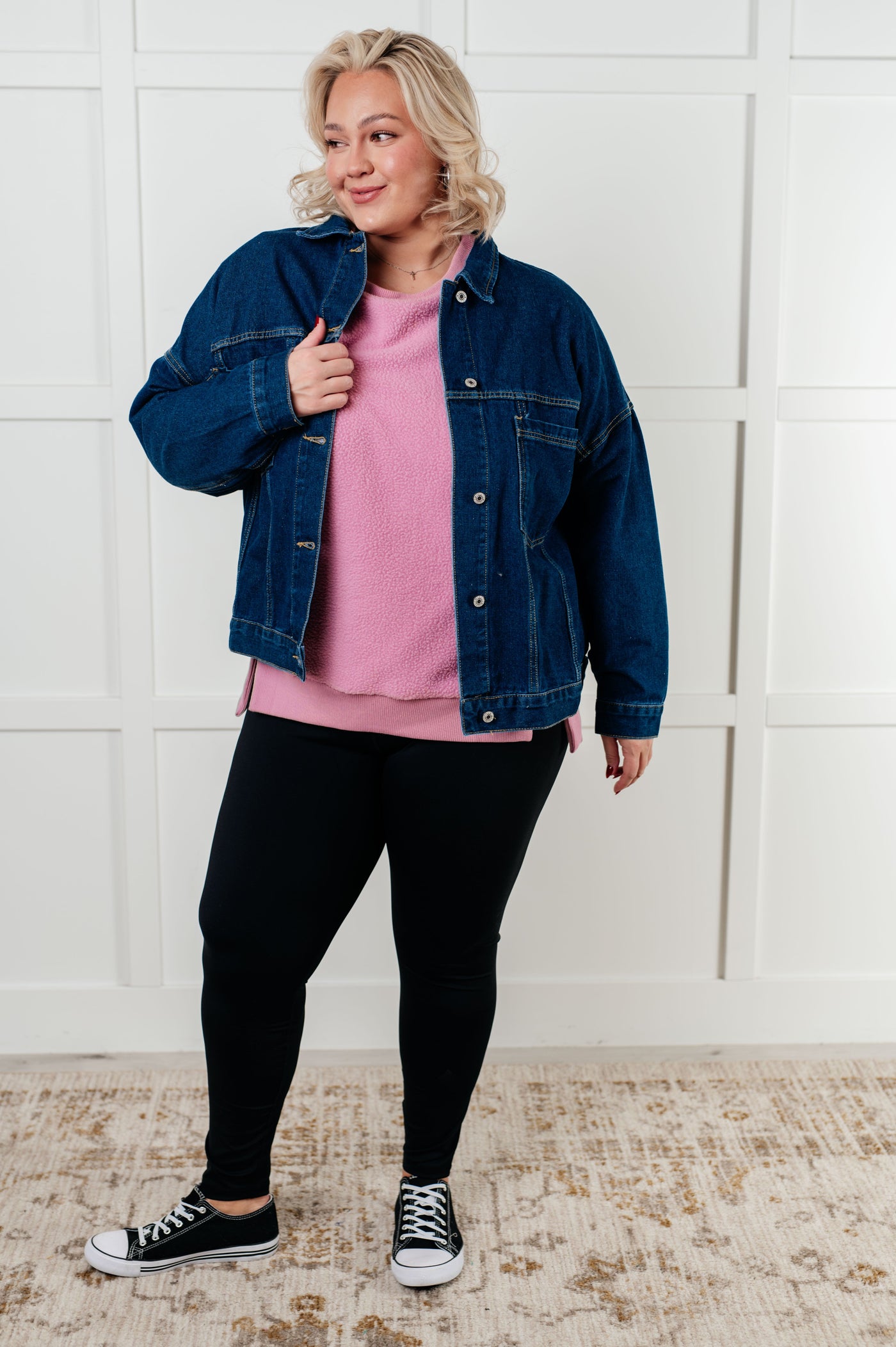 Have We Met Oversized Denim Jacket Southern Soul Collectives