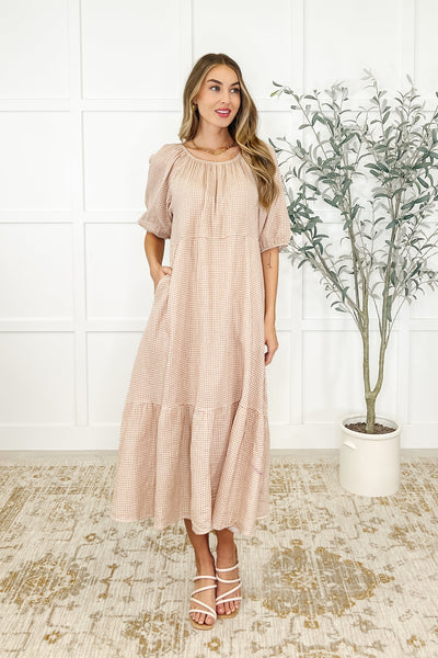 Hazel Dress in Toffee Southern Soul Collectives
