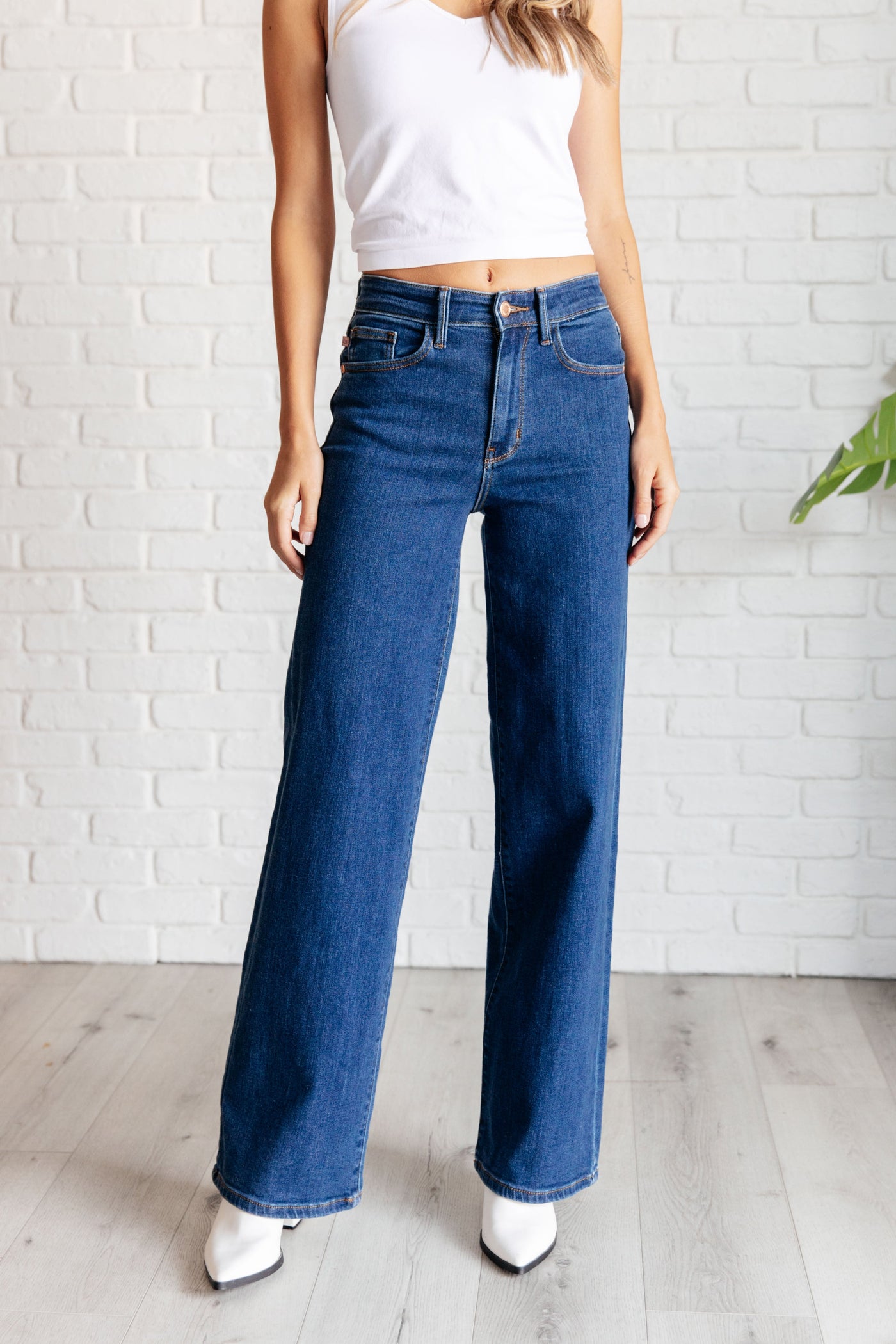 Hazel High Rise Vintage Wide Leg Jeans Southern Soul Collectives