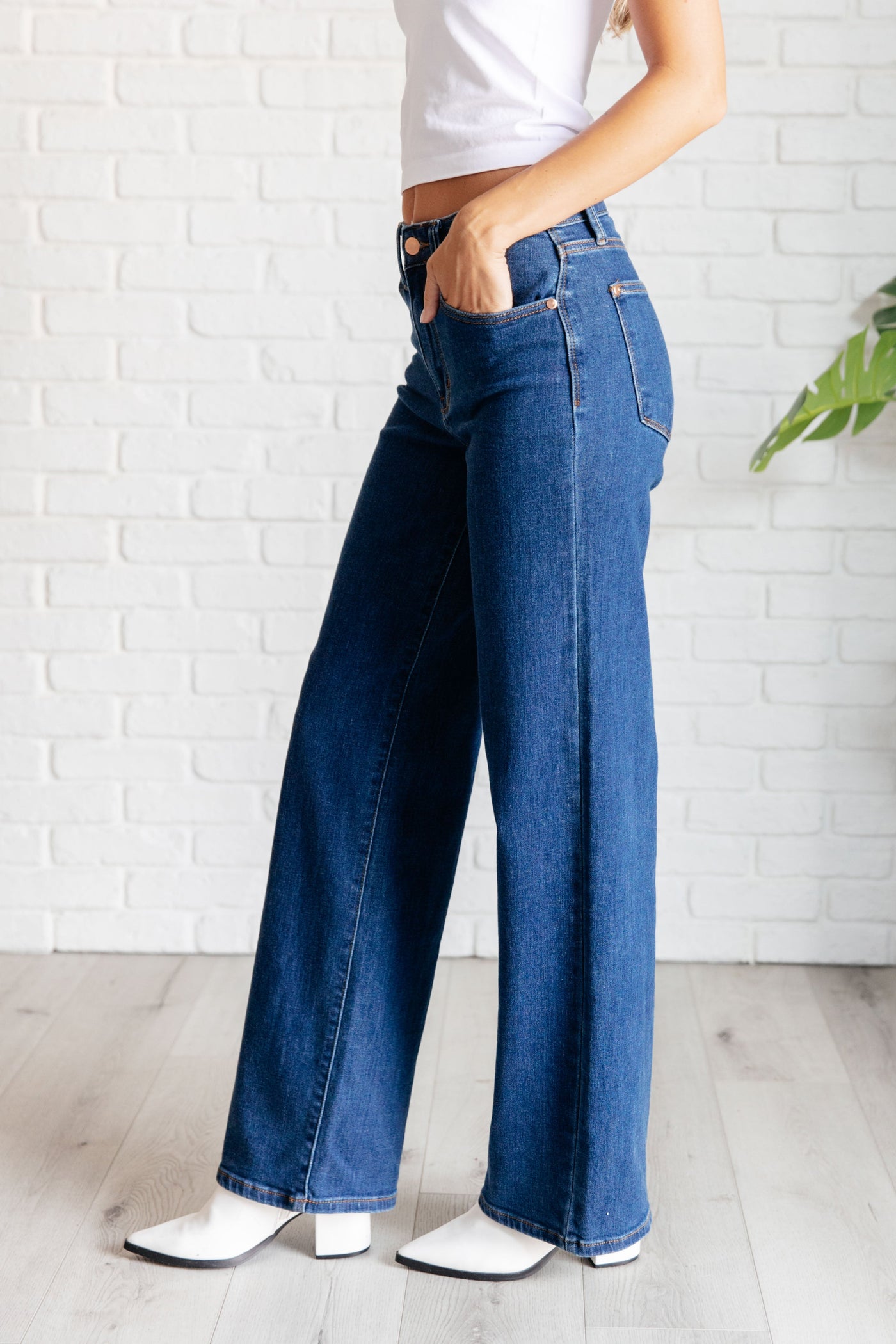 Hazel High Rise Vintage Wide Leg Jeans Southern Soul Collectives