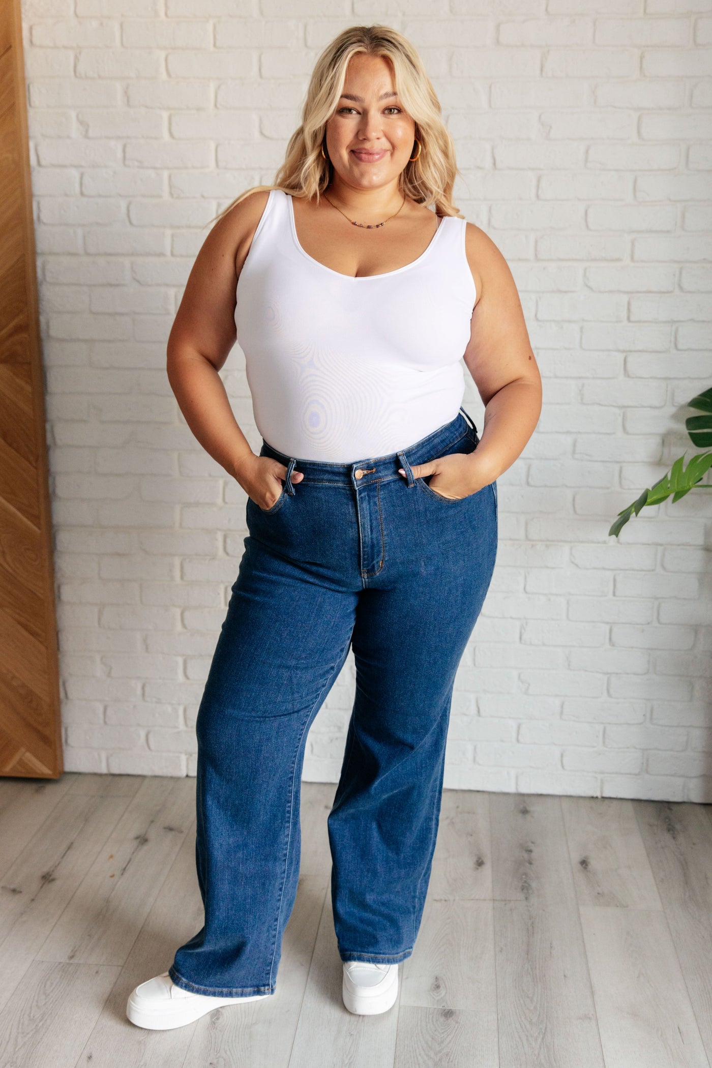 Hazel High Rise Vintage Wide Leg Jeans Southern Soul Collectives