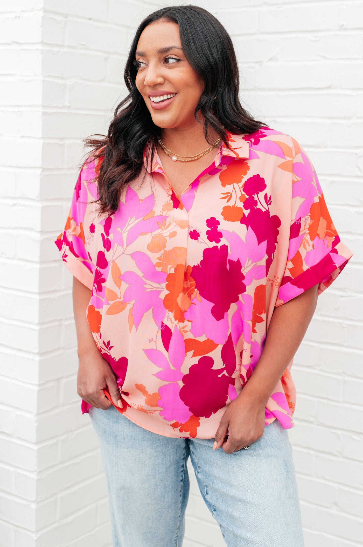 Hazy Cosmic Jive Relaxed Blouse Southern Soul Collectives