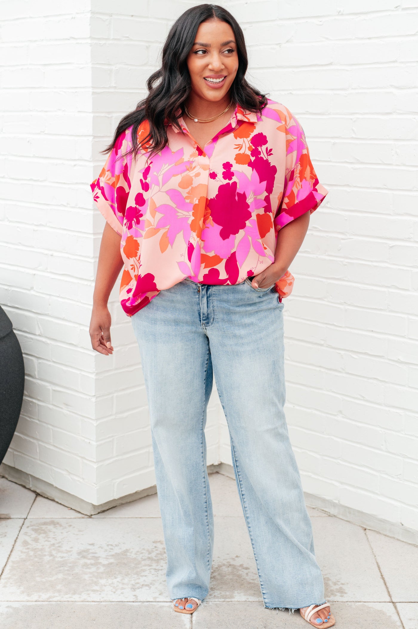 Hazy Cosmic Jive Relaxed Blouse Southern Soul Collectives