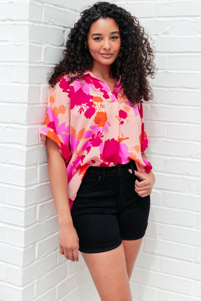 Hazy Cosmic Jive Relaxed Blouse Southern Soul Collectives