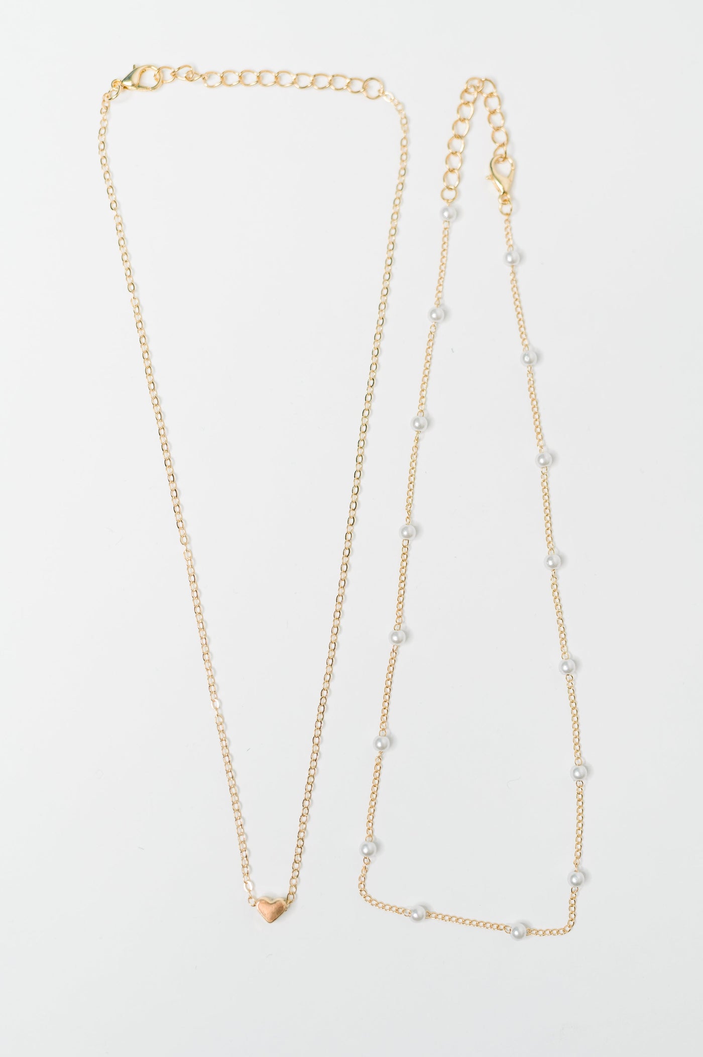 Heart of Gold Pendant Necklace Layered Set in Gold Southern Soul Collectives