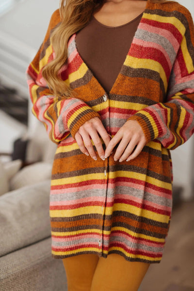 Henny Penny Striped Cardigan Womens Southern Soul Collectives