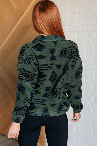 High Perspective Geometric Fleece Jacket Southern Soul Collectives