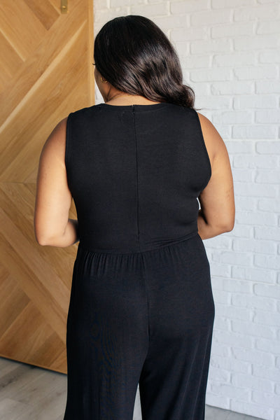 Hilary Wide Leg Jumpsuit in Black Southern Soul Collectives