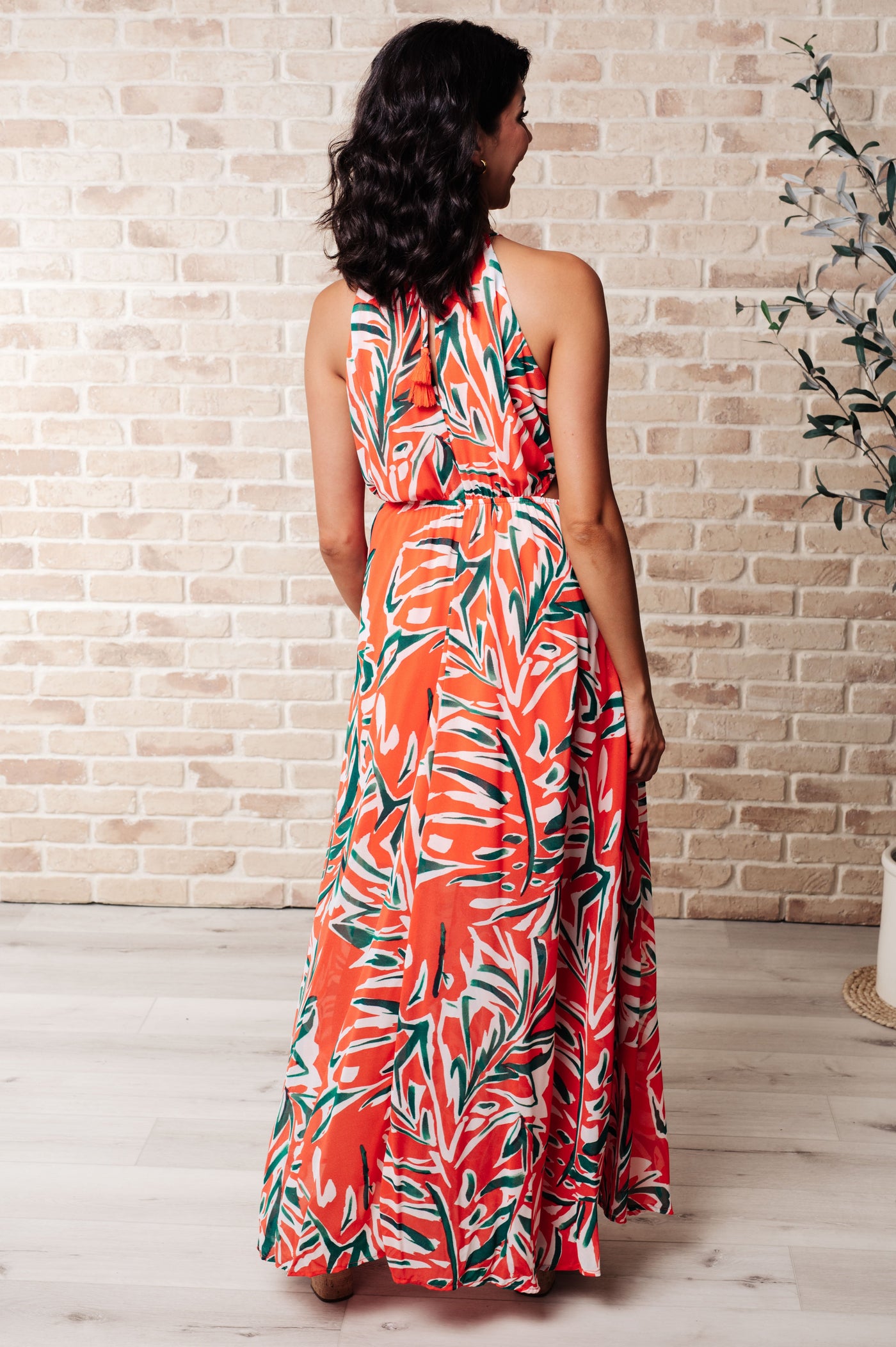 Humming Along Cutout Dress in Coral Southern Soul Collectives