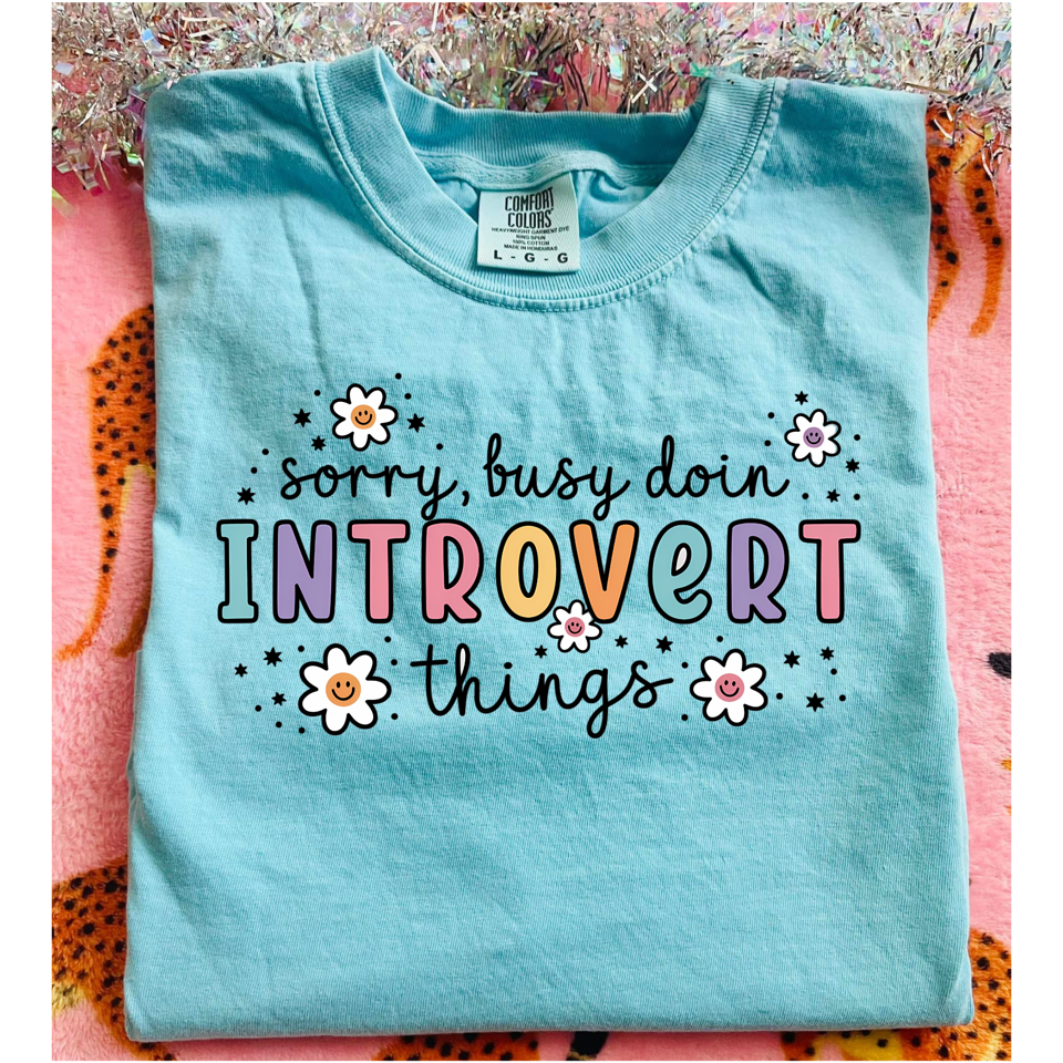 Introvert Things Graphic Tee Southern Soul Collectives