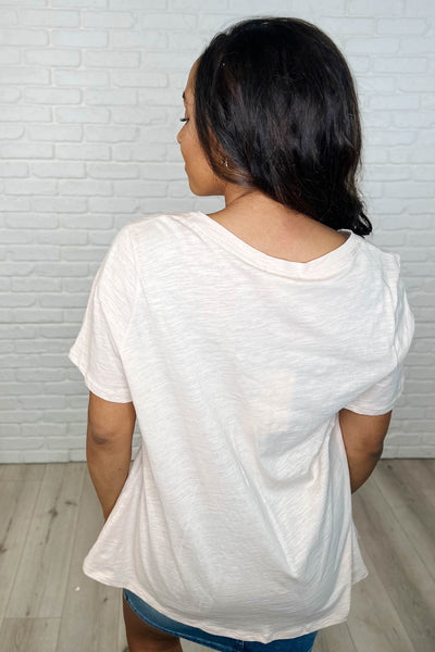 I Don't Have to Choose V-Neck Tee in Oatmeal Southern Soul Collectives