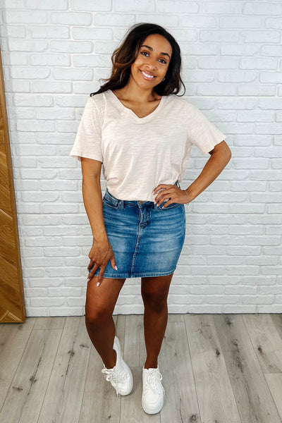 I Don't Have to Choose V-Neck Tee in Oatmeal Southern Soul Collectives