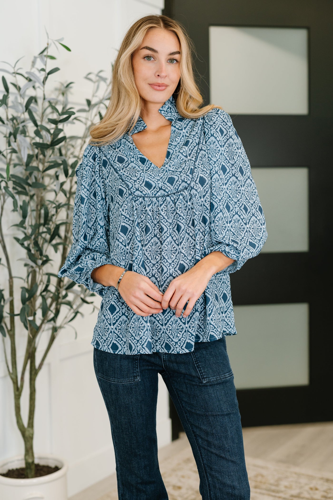 I Gave You My Heart Floral Babydoll Blouse Southern Soul Collectives