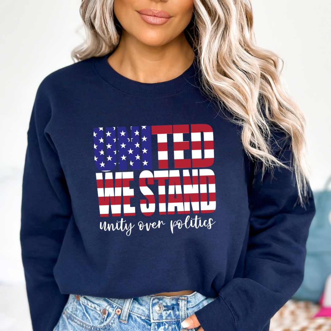 United We Stand Graphic T-shirt and Sweatshirt