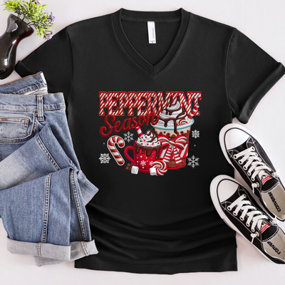 Peppermint Season Graphic T-shirt and Sweatshirt